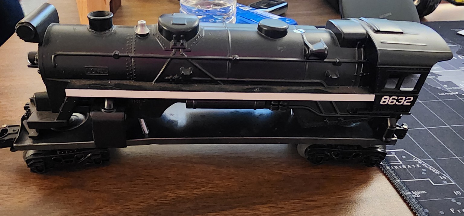 Lionel #8632 Steam Locomotive Engine - Unpowered