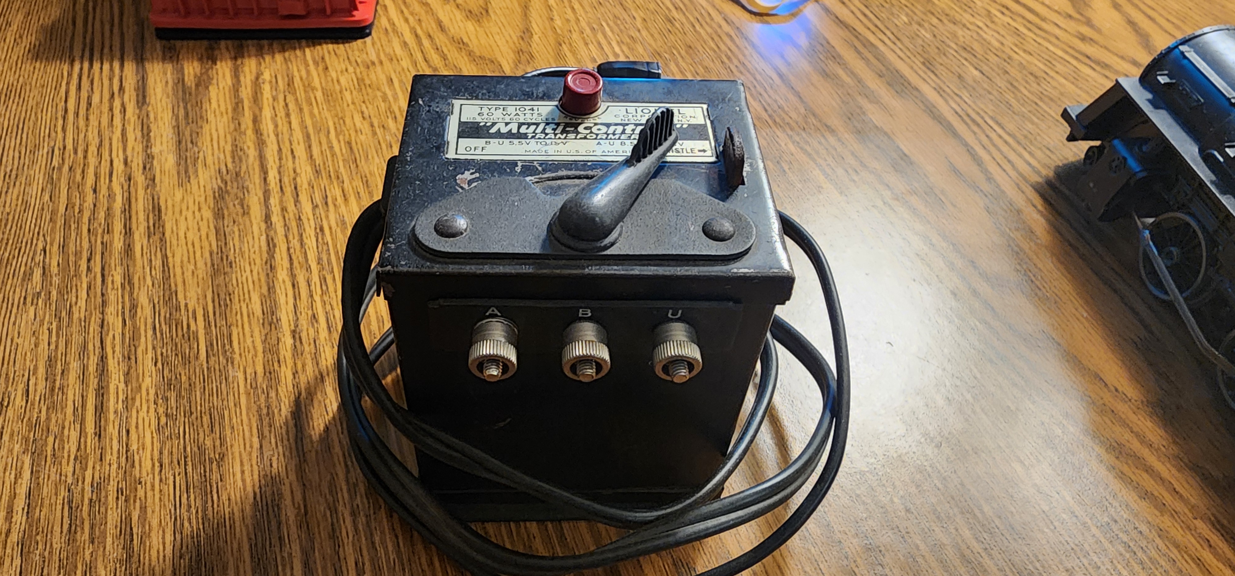Lionel Multi-Control Transformer